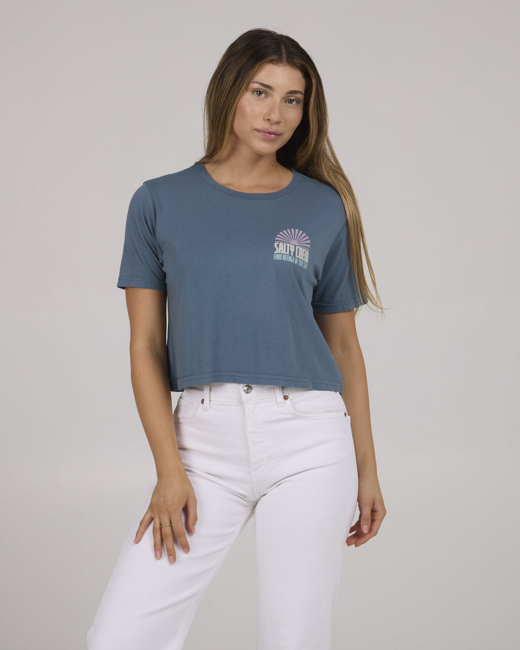 IN THE RAYS CROP TEE