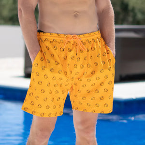 Rubber Duckie - Lined Swim Trunks