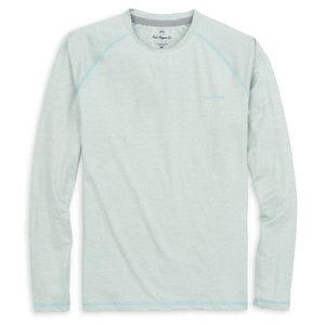 Heather Streak Boden Long Sleeve Crew